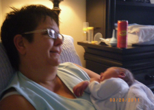 Our good friend Gwen Burnell is enjoying being a grandma. Congratulations, by the way! And she writes on our Facebook page: "Rev3 is not for the new Mom but perfect for the new Grandma. This picture is at the end of my night shift. Thrilled to be awake and enjoying every minute of it." Wonderful, Gwen!