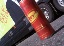 Jonathan Grothe snapped this cool pic alongside The Healthy Home Tour Bus. I bet more than a few cans were consumed by the crew during the month-long tour :)