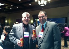 USANA VP of Marketing Doug Braun and Chief Communications Officer Dan Macuga enjoying a Rev3 at the Canada XRC on Friday.