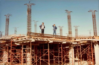 Dr. Wentz and Dave Wentz at new building