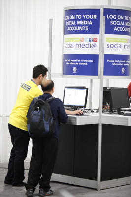 Me in action -- teaching social media skills