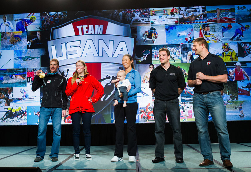 Team USANA athletes Mike Lee, Grete Eliassen, Liezel Huber, Andy Studabaker