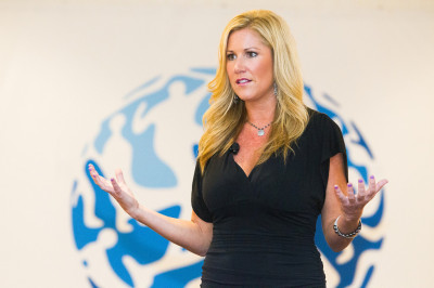 Jen Groover at the Women in Business event