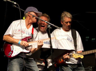 Alan Bergstrom, Mike Rytting and Kevin Guest, of The Free Radicals, always put on a great show at USANAfest.