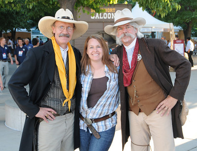 Here I am with some "hired guns" from a Wild West-themed USANAfest.