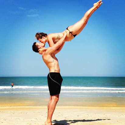 He lifts me higher❤ #love #beach #sun #perfect #strongestmanalive #doyouevenliftbro