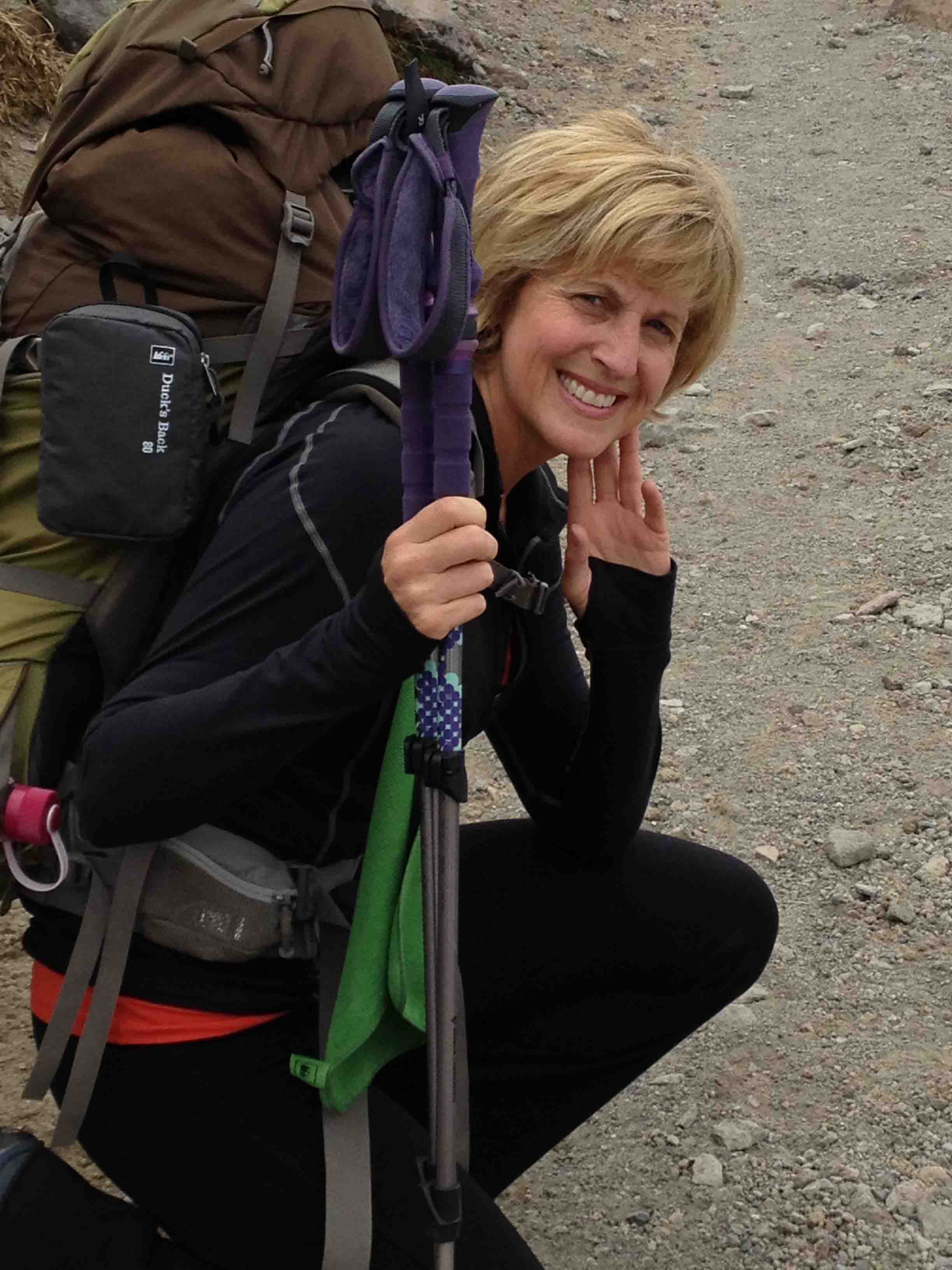 Cheryl Sheehan hiking