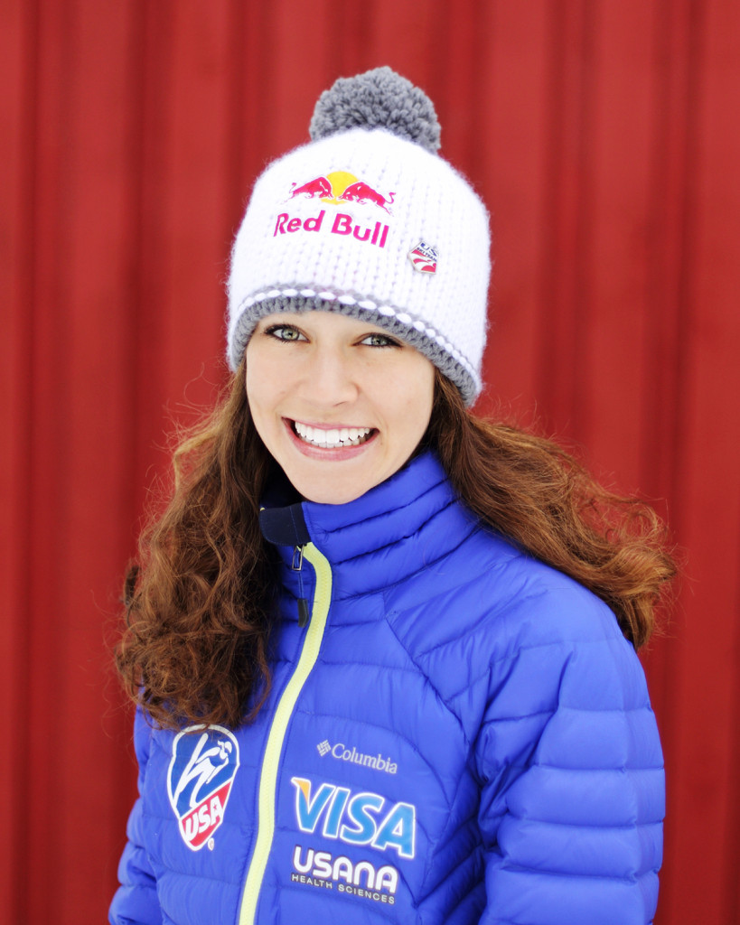 Women's Ski Jumping USA  2013  Team Photo Athlete: Sarah Hendrickson