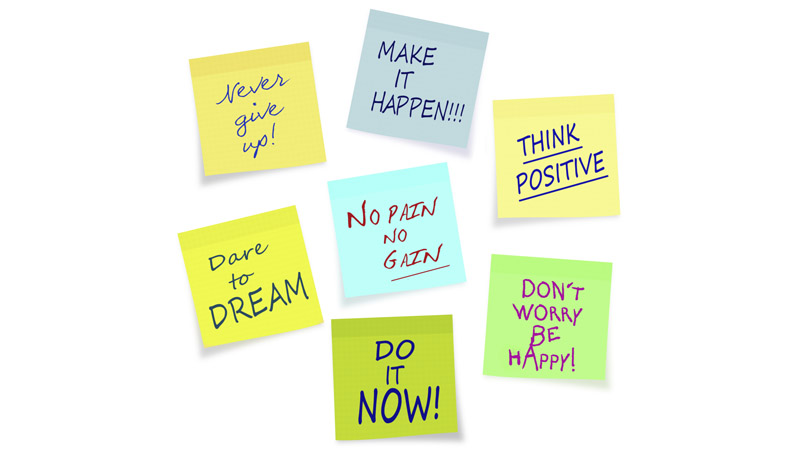 Inside Beauty Motivation - Sticky Notes