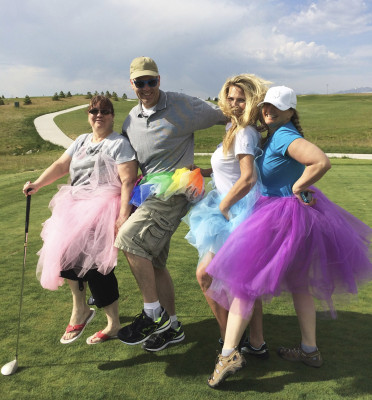 Course congeniality at the USANA Swings for Kennedy Jr. High Annual Golf Tournament