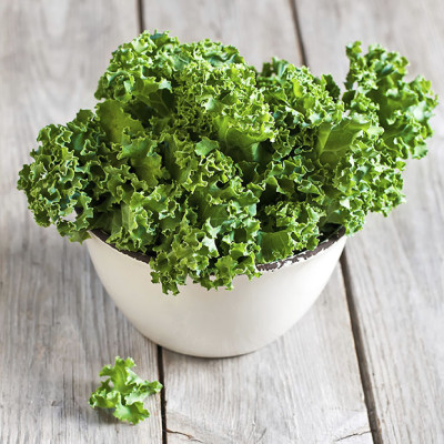 Leafy greens such as kale can be a good source of calcium.