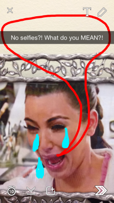 Snapchat Kim Crying