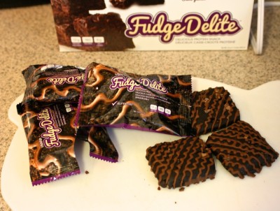 Fudge Delite™ Protein Snacks.