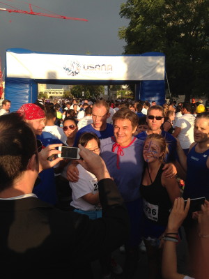 Dr. Oz. Finish Line