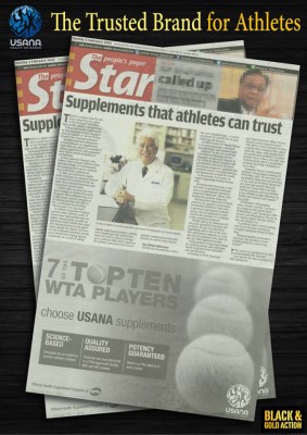 USANA Malaysia media placement