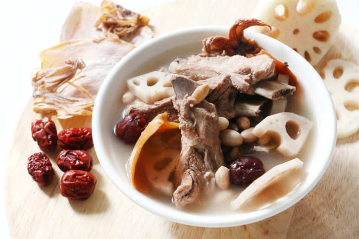 Lotus Root and Rib Soup // What's Up, USANA?