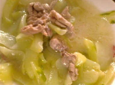 Cucumber Pork Soup