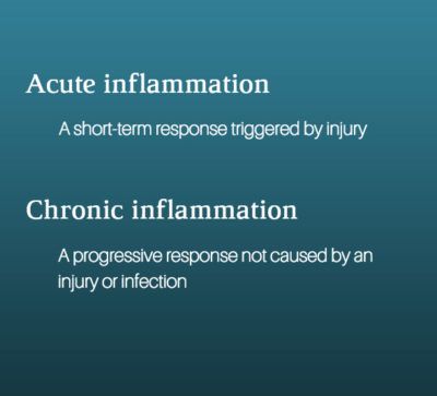 Accute versus Chronic Inflammation definitions