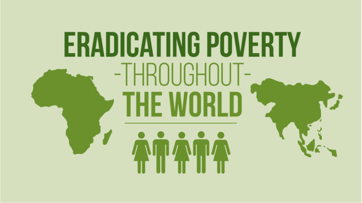 eradicate poverty throughout the world