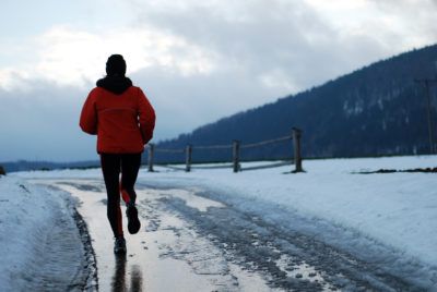 Winter Running Tips: runner