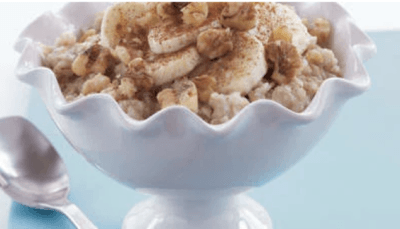 Oatmeal Recipes: Banana-Nut Oatmeal 