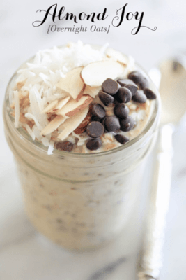 Oatmeal Recipes: Almond Joy Overnight Oats 