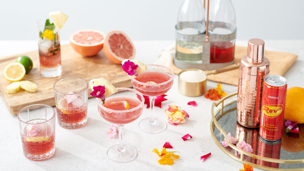 easy mocktail recipes Hibiscus Reviver