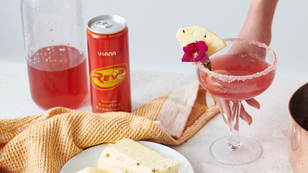 easy mocktail recipes Hibiscus Reviver