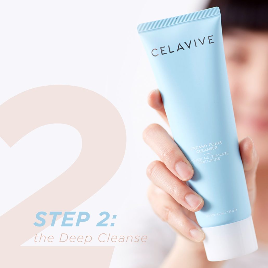 Get Fresher Skin with a 2-Step Cleanse Step 2