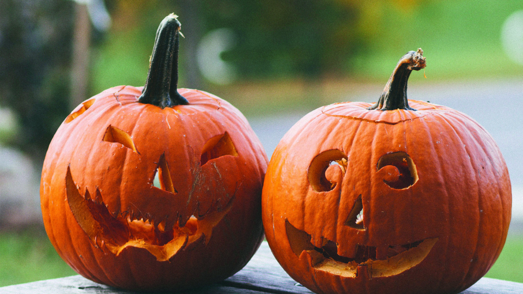 Oral Care ways to keep teeth healthy halloween jack-o-lanterns
