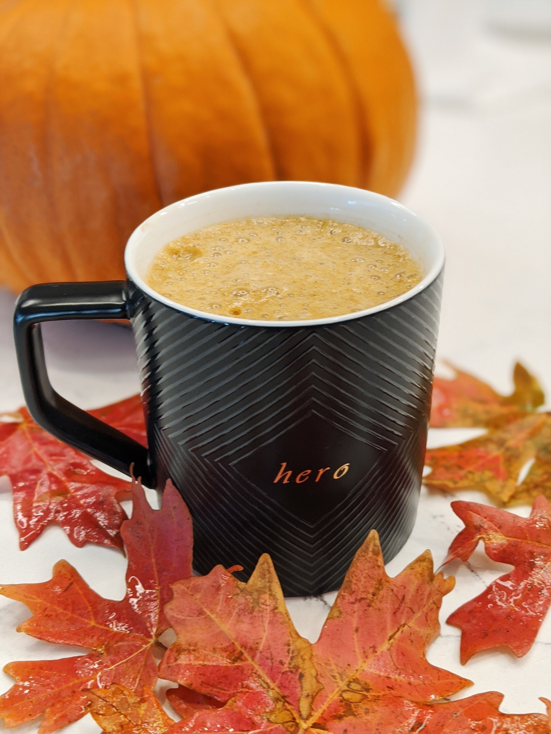 healthy pumpkin spice latte