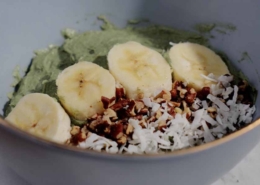 Digestive Health Banana Protein Smoothie Bowl