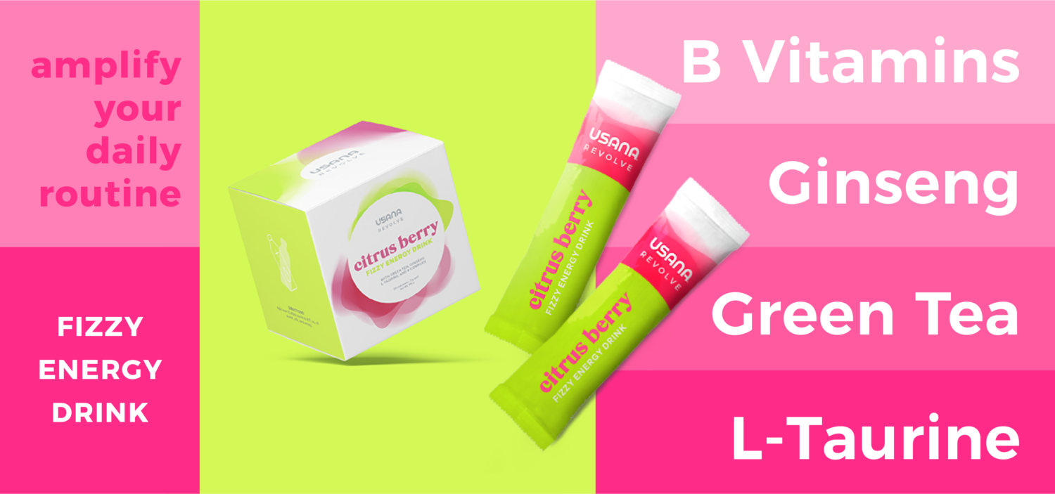 New Fizzy Energy Drink - What's Up, USANA?