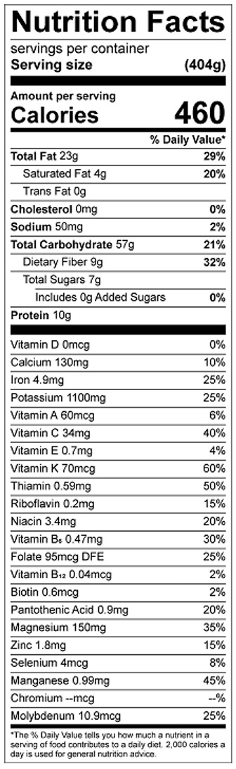 Mediterranean Stuffed Acorn Squash Nutrition Facts
